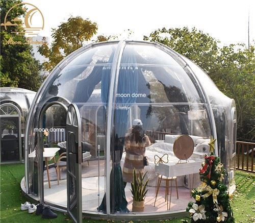 Transparent Igloo Show Tent Dome Clear Dome Tents House Transparent Outdoor Travel Hotel Tent Moon Dome